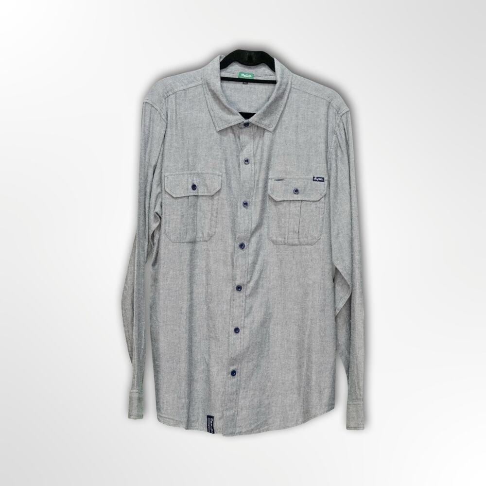 LRG Wovens Button Down Long Sleeve Shirt - Size Large